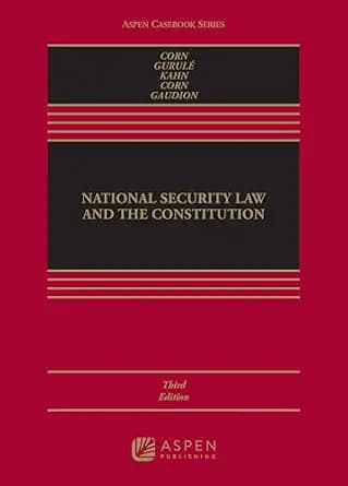 و دانلود نسخه کامل کتاب زبان اصلی National Security Law and the Constitution (Aspen Casebook Series) PDF | دانلود کتاب خارجی
