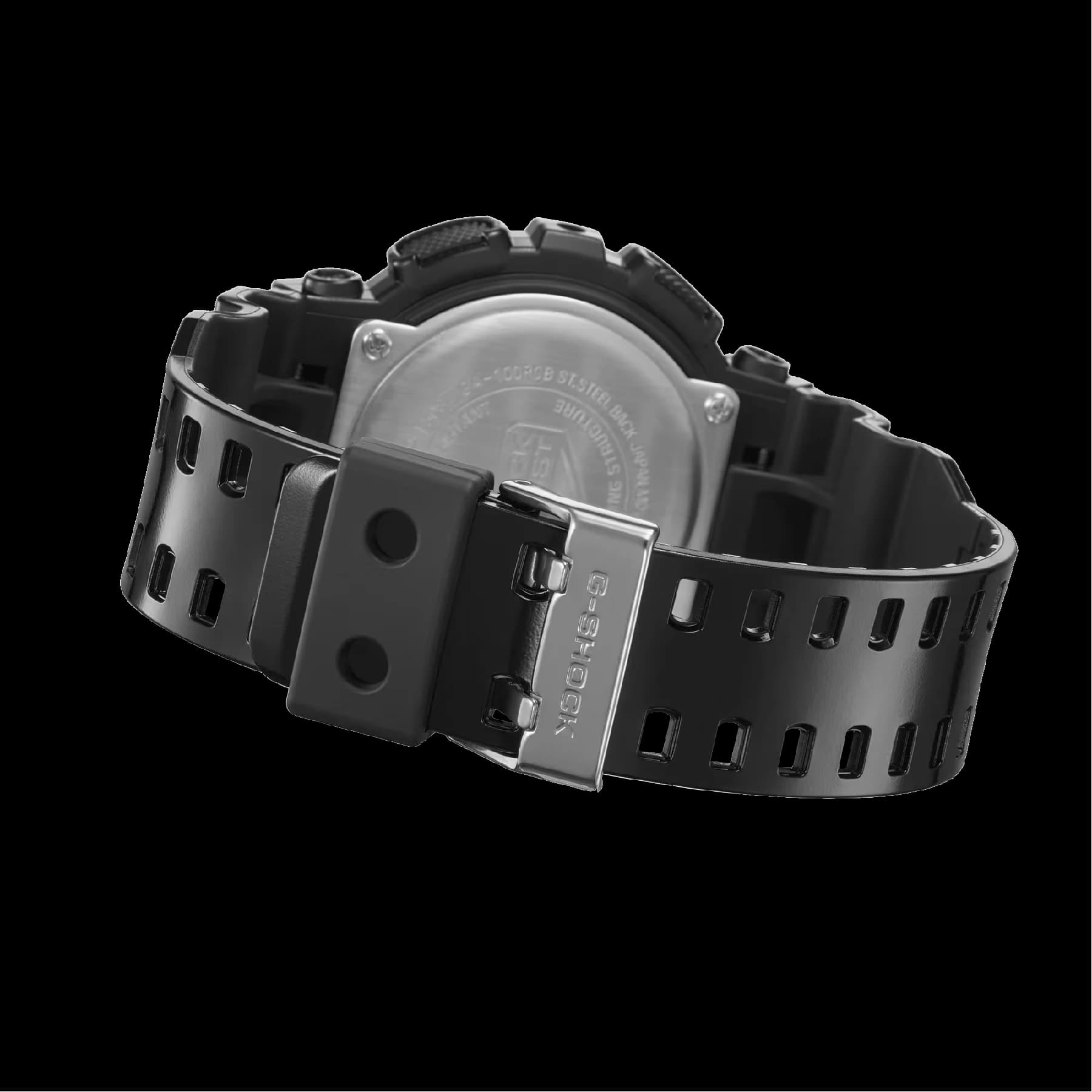 ساعت مچی مردانه کاسیو جیشاک (Casio G-Shock) مدل GA-100RGB-1ADR (طراحی گیمینگ و صفحه چندرنگ RGB) — تصویر ۴