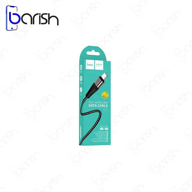 کابل دیتا و شارژ USB به Type-C هوکو مدل X57 — تصویر ۳
