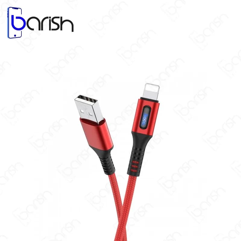 کابل دیتا و شارژ USB به لایتنینگ هوکو مدل U79