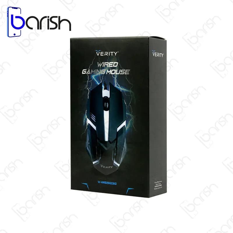 موس گیمینگ سیمی RGB وریتی مدل V-MS5123G — تصویر ۲