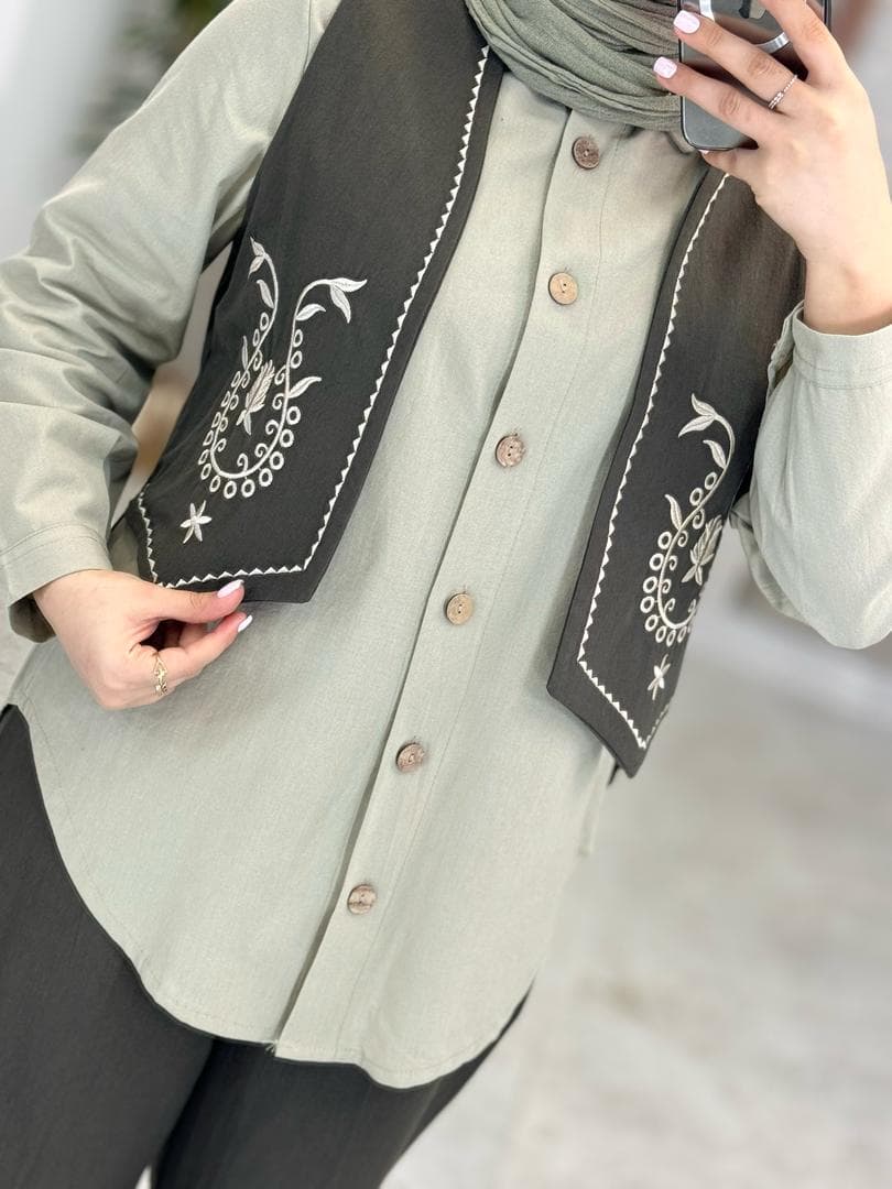 ست سه تیکه تارا سدری روشن یشمی — تصویر ۲