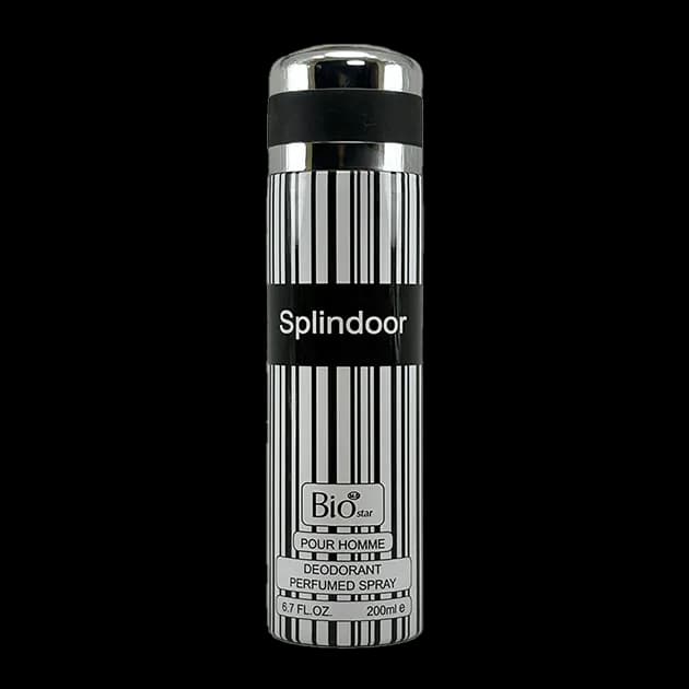 اسپری بدن مردانه بیو استار مدل Splindoor | حجم ۲۰۰ میلیلیتر