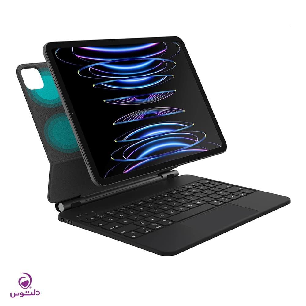 کاور آیپد ایر 10.9 اینچ کیبورد دار 2022 جی سی پال مدل FolioKeys