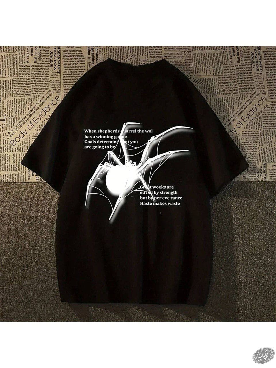 تیشرت طرح عنکبوت و تار Spider and Web