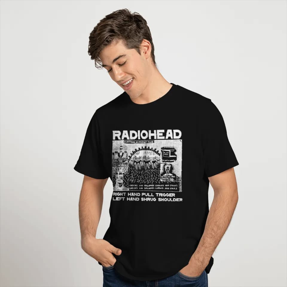 تیشرت طرح Vintage Radiohead — تصویر ۵