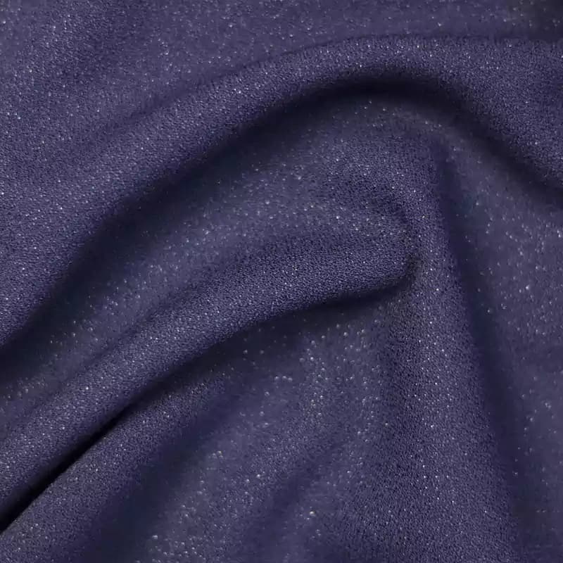 پارچه کرپ لمه سورمه ای وارداتی — تصویر ۲