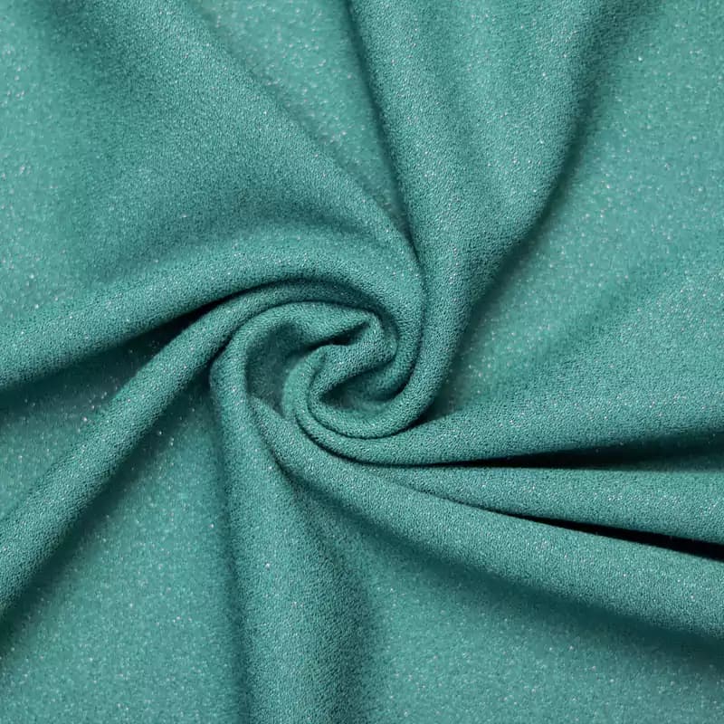 پارچه کرپ لمه سبز وارداتی — تصویر ۳