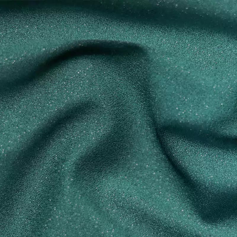 پارچه کرپ لمه سبز وارداتی — تصویر ۴