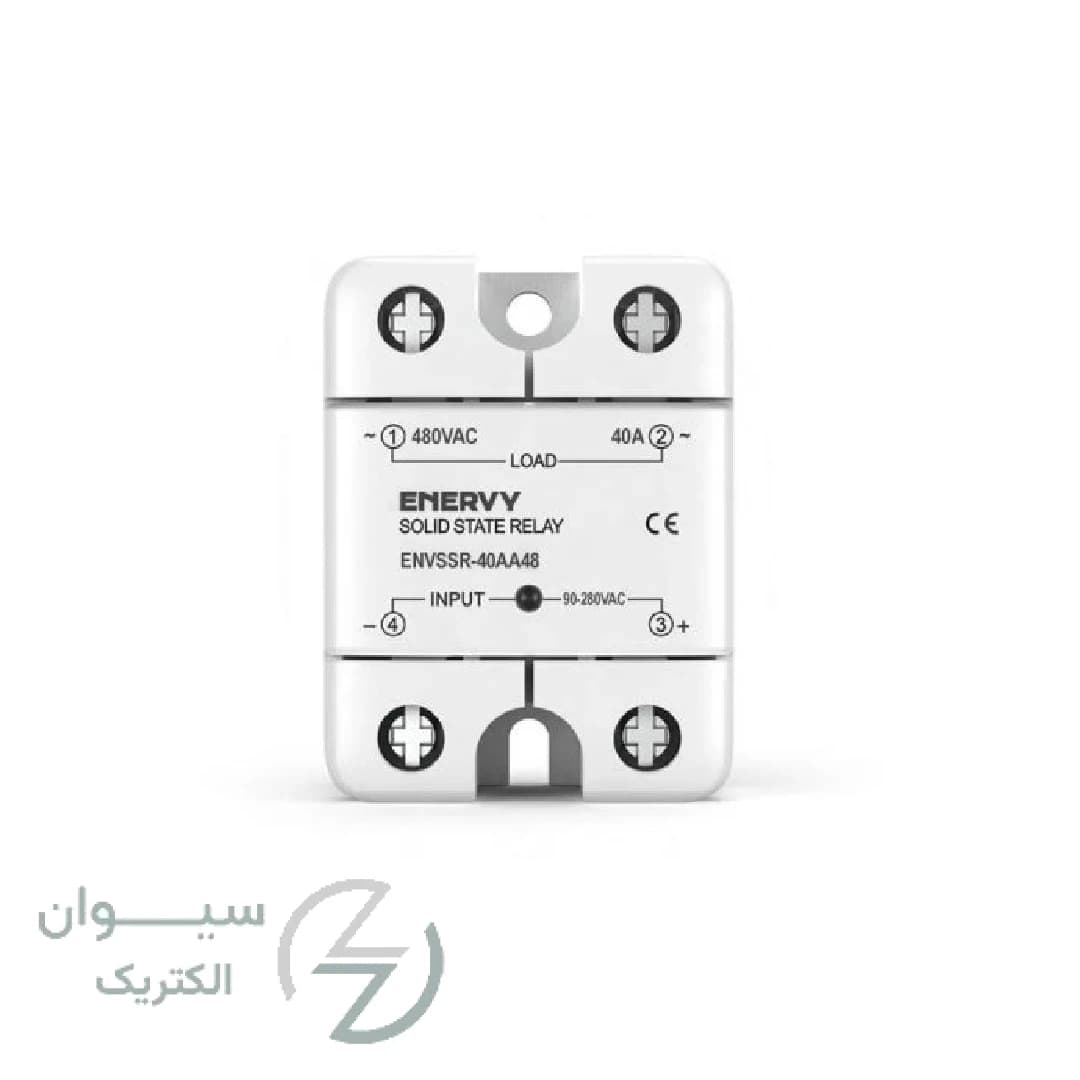 رله حالت جامد 40 آمپر تکفاز ENVSSR-40AA48