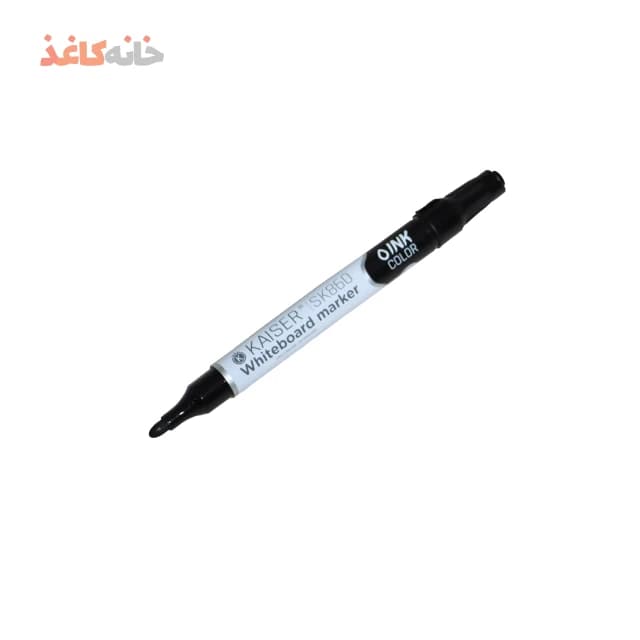 ماژیک وایت برد کایزر رنگ مشکی — تصویر ۳