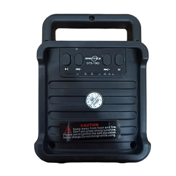 اسپیکر بلوتوثی قابل حمل Greatnice مدل GTS-1363 — تصویر ۲