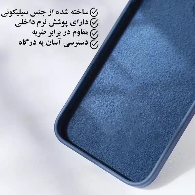 کاور مدل سیلیکونی مناسب برای گوشی موبایل شیائومی poco x4 gt — تصویر ۳