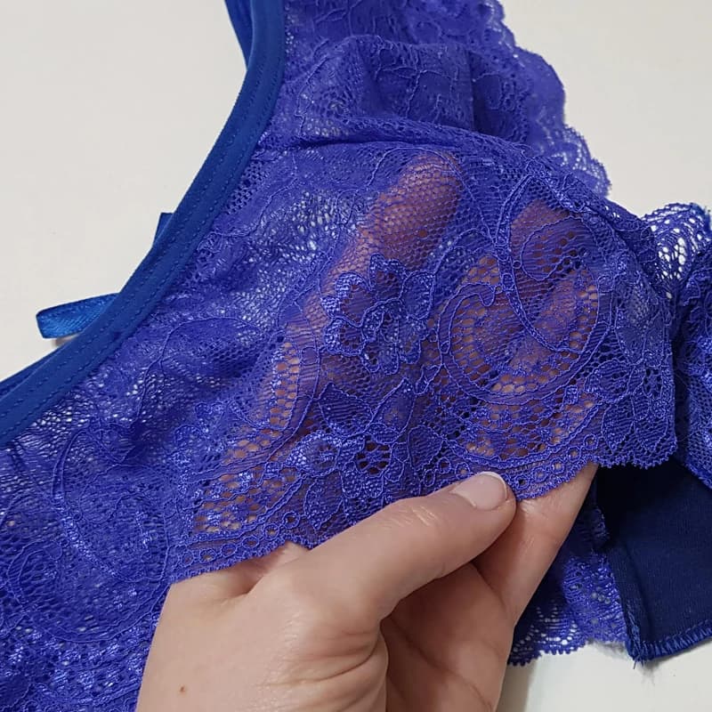 شورت زنانه کوزا مدل گیپور گلدار فانتزی کد 4886 — تصویر ۸