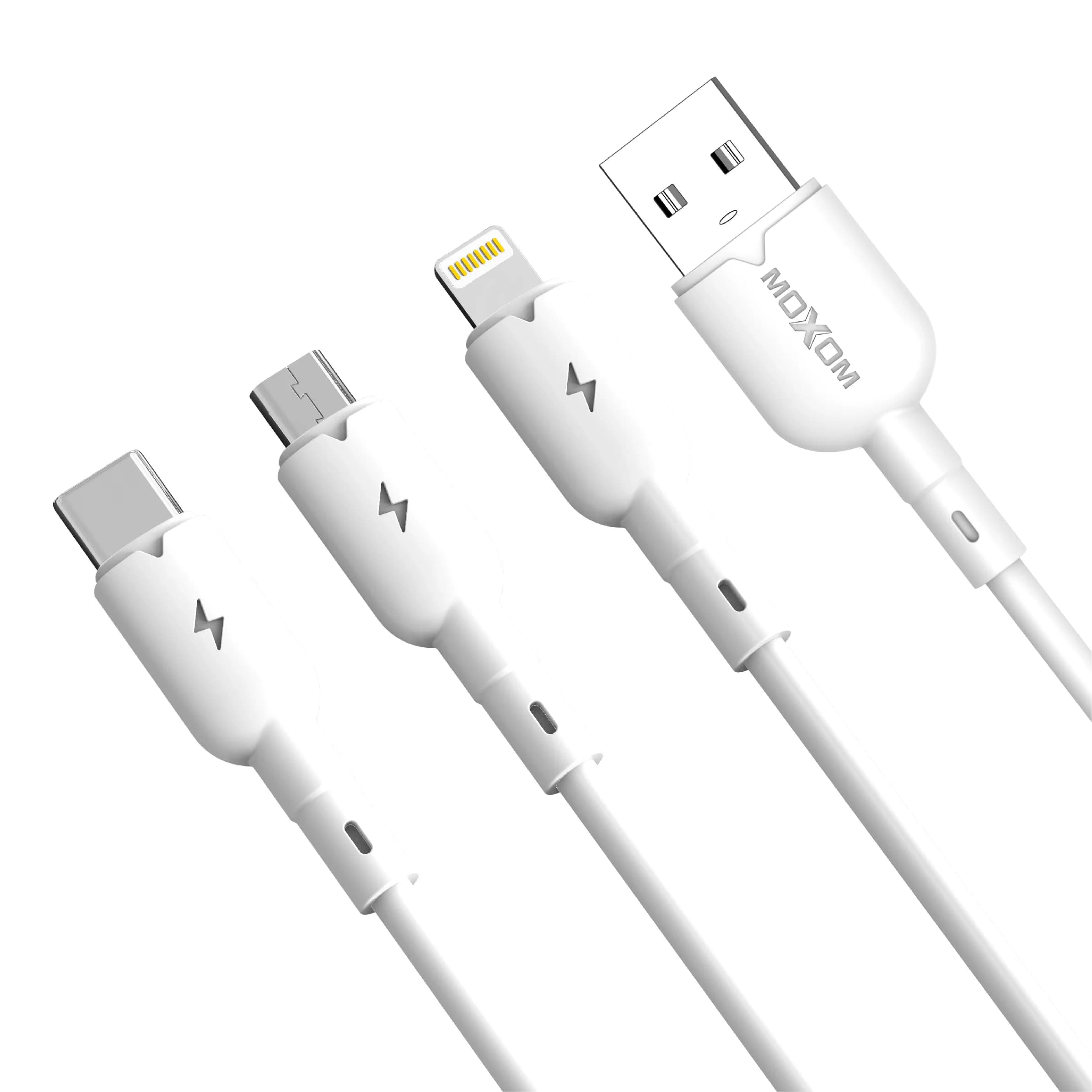 کابل شارژ تایپ سی برند موکسوم مدل MX-CB183 — تصویر ۸