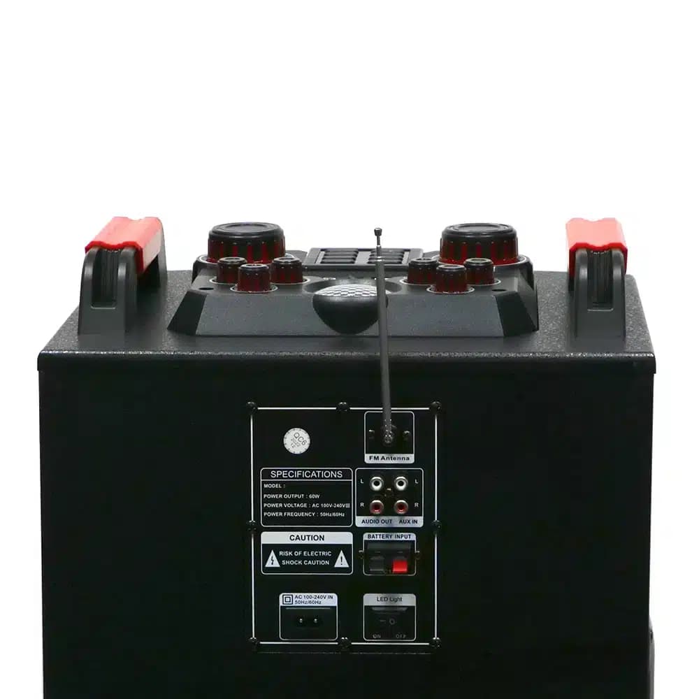 اسپیکر بلوتوثی مدل NDR-1022 دو باند 10 اینچی — تصویر ۳