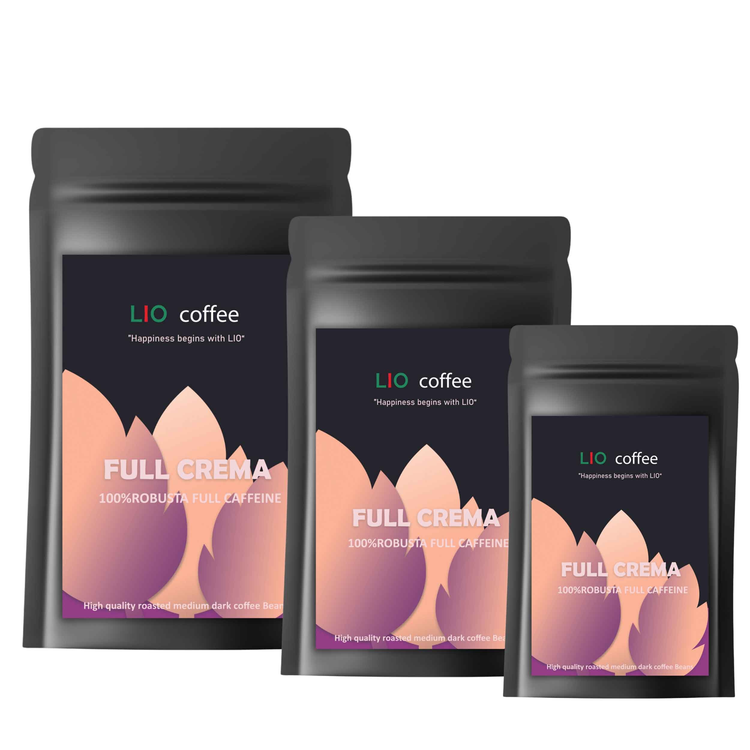 میکس قهوه مدل FULL CREMA برند LIO کد 100RFC