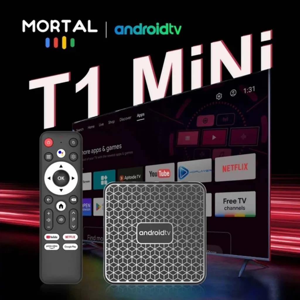 اندروید باکس Mortal T1 Mini S 8K با حافظه 16 گیگ رم 2 گیگ — تصویر ۲