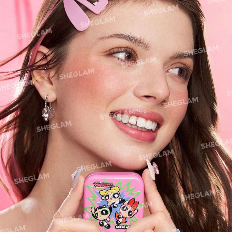 پک آرایشی کالکشن دختران قدرتمند شیگلم SHEGLAM مدل Powerpuff Girls — تصویر ۲