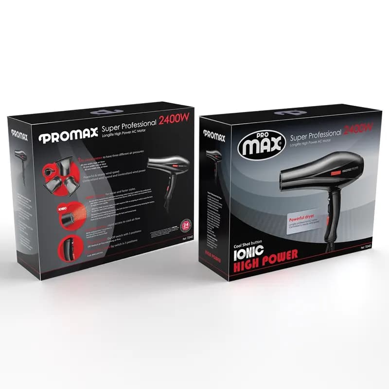 سشوار پرومکس Promax ـ مدل ۷۲۴۰ ـ ۲۴۰۰ وات — تصویر ۶