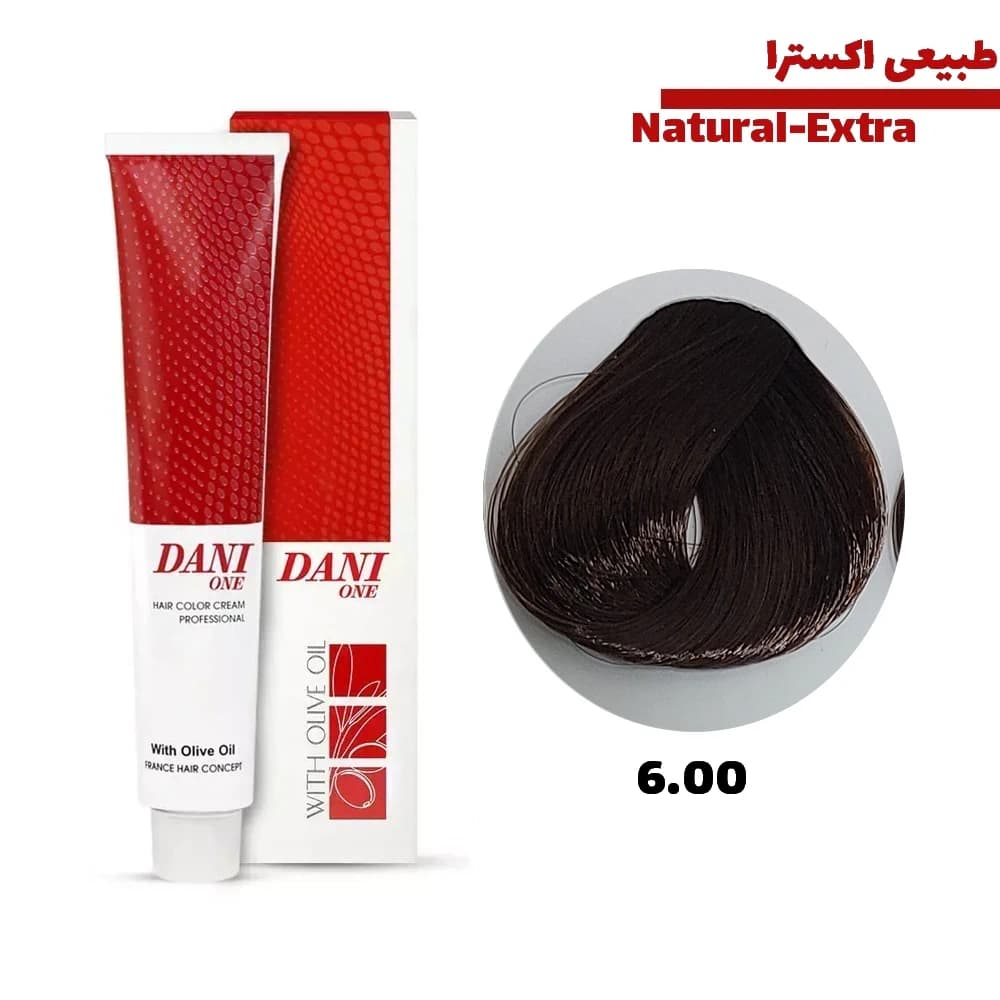 رنگ مو دنی وان سری طبیعی اکسترا کد 6.00 بلوند تیره اکسترا حجم 100 میلی لیتر