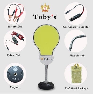 چراغ کمپینگ مگنتدار Toby’s مدل N09 — تصویر ۵