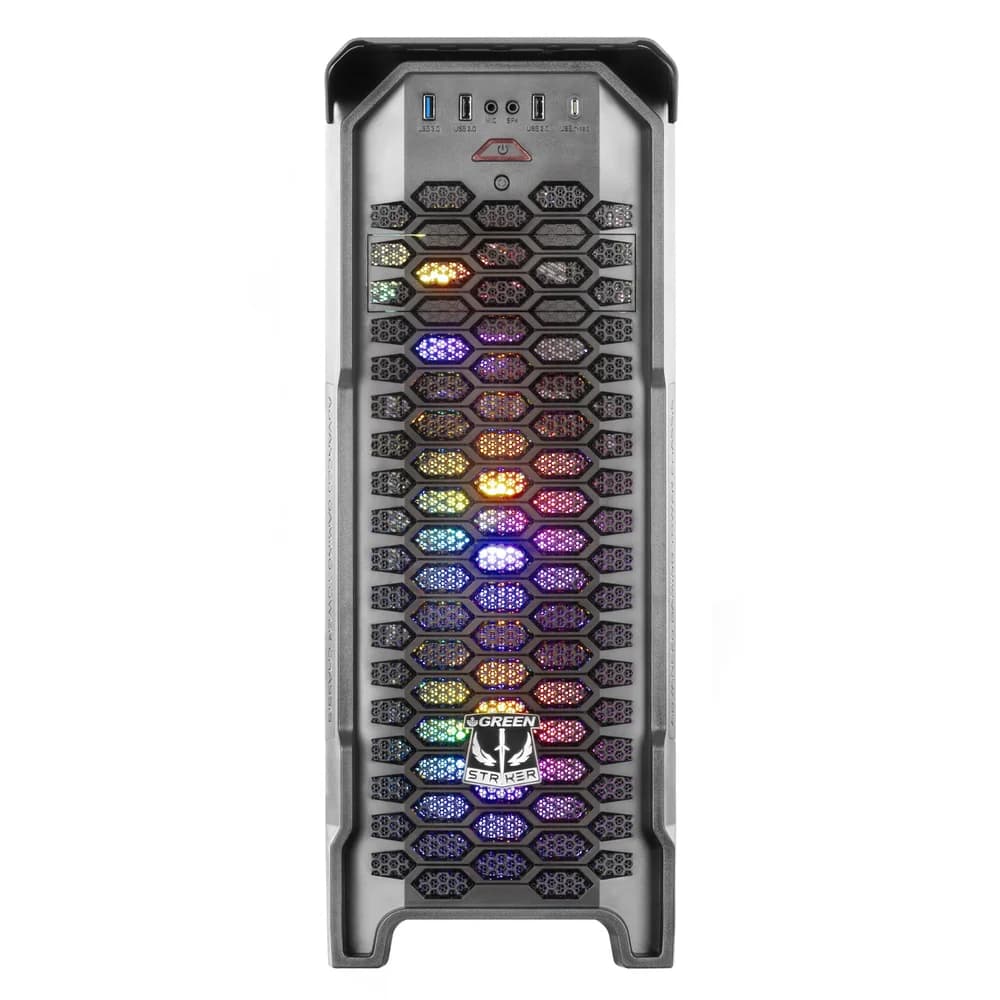 کیس کامپیوتر گرین مدل GREEN Striker FRGB — تصویر ۷