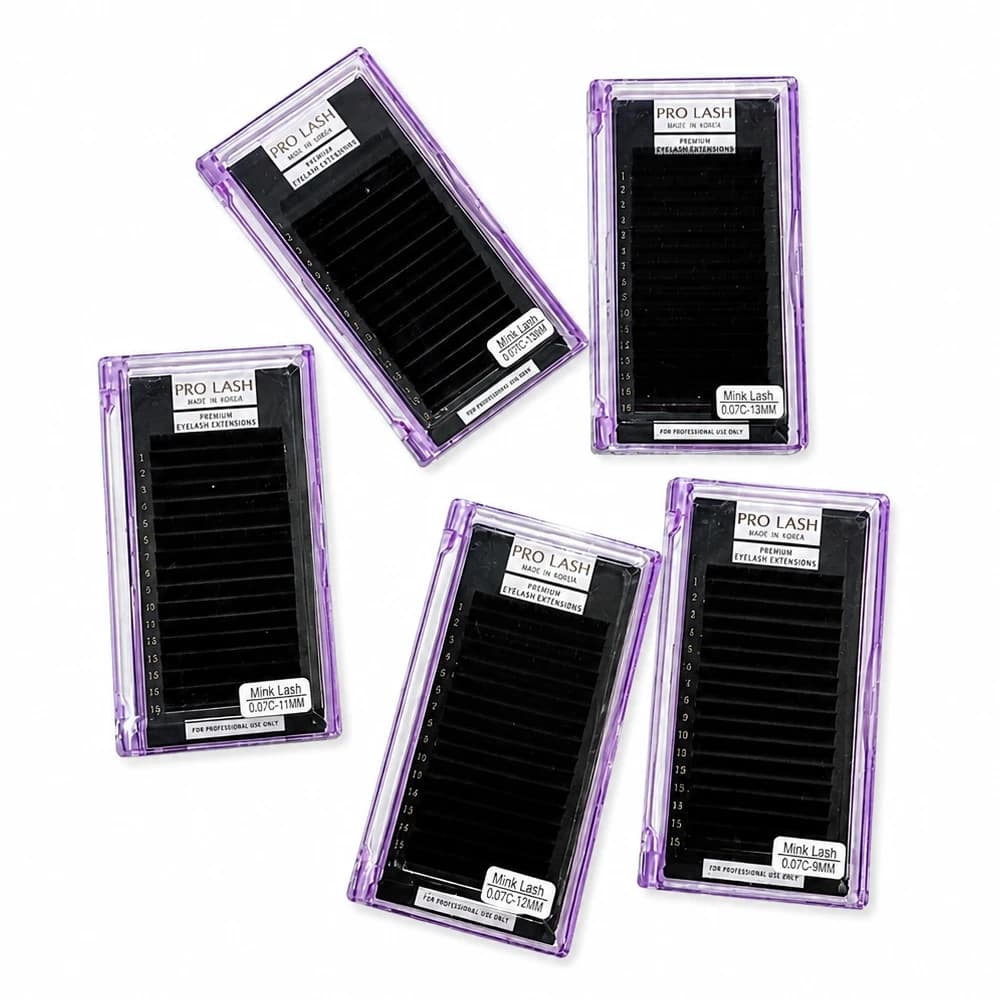 پالت مژه والیوم پرولش Pro Lash Mink Lash 0.07 CC-13mm — تصویر ۳