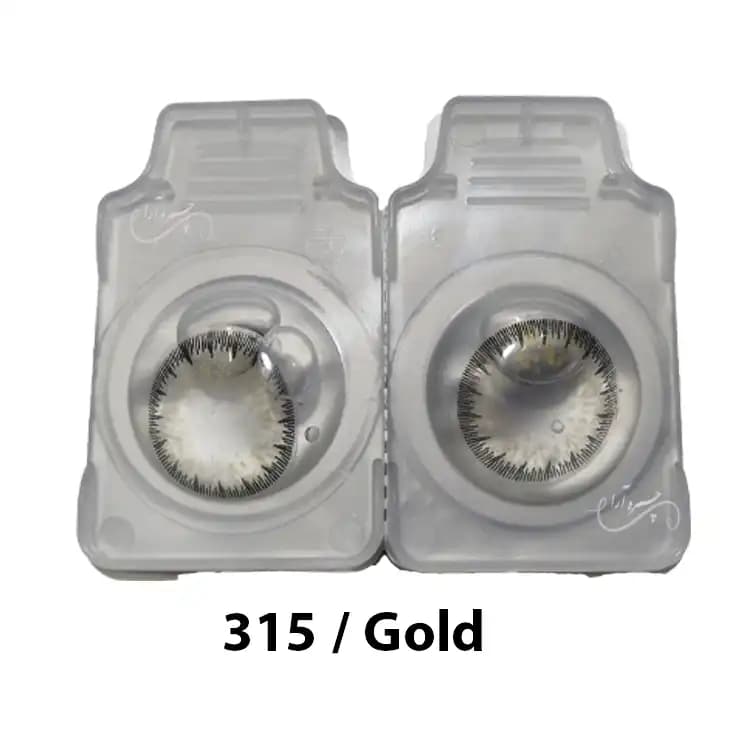 لنز چشم رنگی الگانس رنگ Gold کد 315 Elegance