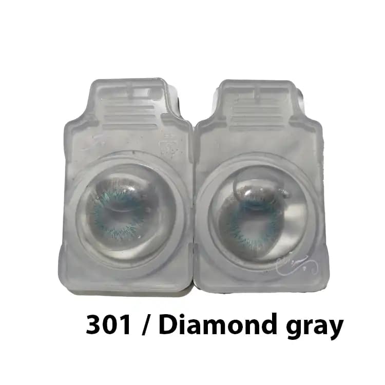 لنز چشم رنگی الگانس رنگ ِDiamond Gray کد 301 Elegance