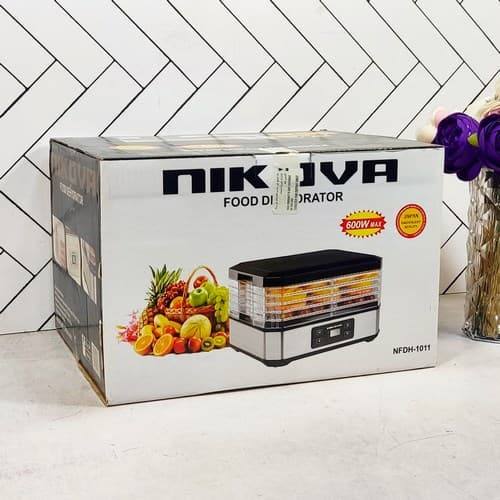 NFDH_1011 میوه خشک کن 4 طبقه مشکی نیکوا(100) ارسال نیمه رایگان