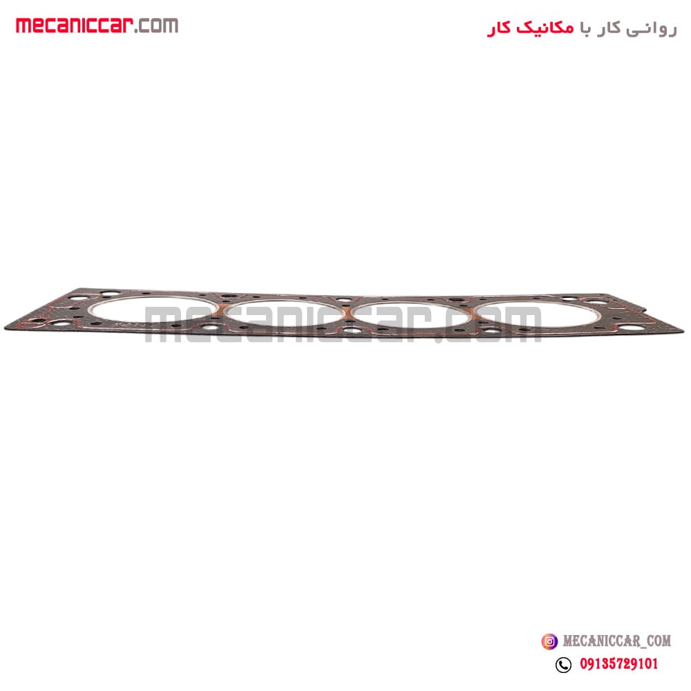 واشر سرسیلندر پژو ۴۰۵ و پارس و سمند تعمیر دوم تقویت شده 3 سوراخ (پرفومنس پل مسی) کیک — تصویر ۳