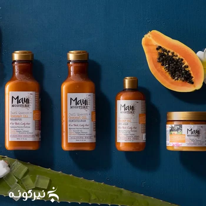 شامپو نرم کننده روغن نارگیل مائویی مناسب موی فر — تصویر ۲