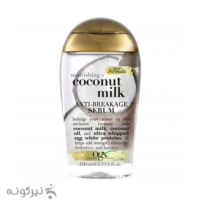 سرم شیر نارگیل OGX ضد موخوره و شکنندگی او جی ایکس
