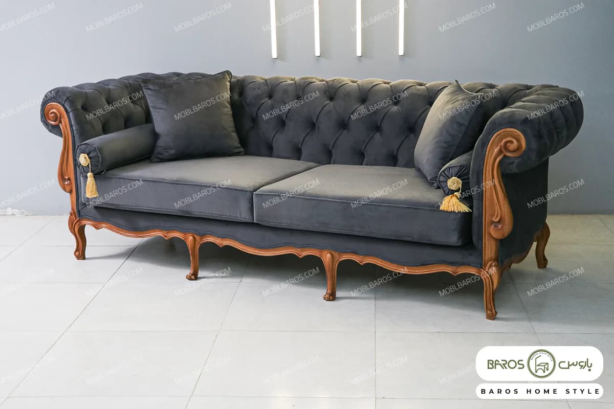 مبل کلاسیک رومینا و کینگ و چستر نیکا — تصویر ۷