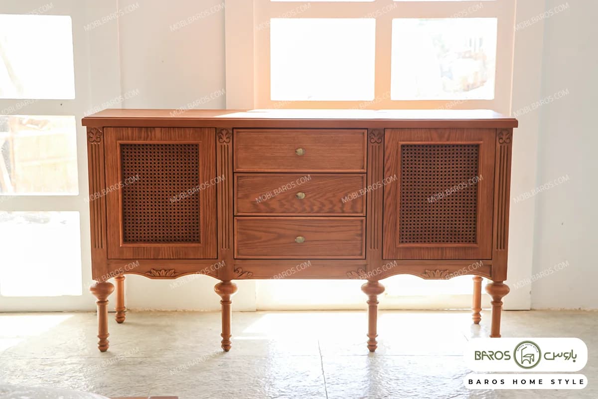 میز کنسول چوبی و کلاسیک حدیث کد ۴ — تصویر ۲
