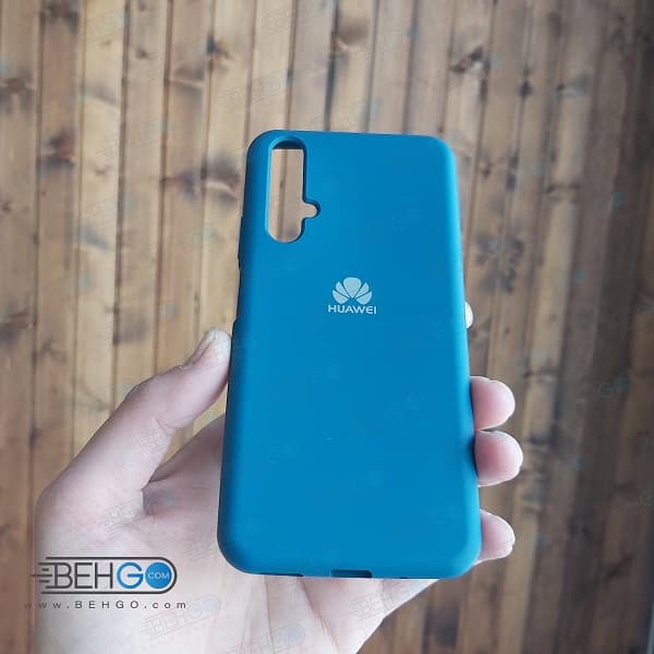 گارد نوا 5 تی هواوی سیلیکونی nova 5t هواوی محافظ گوشی nova 5t هواوی نوا 5 تی کاور مخصوص nova 5t قاب Silicone Case for nova 5t — تصویر ۲