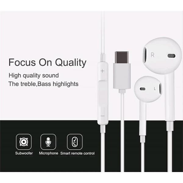 هندزفری تایپ سی گوشی موبایل هدفون Headphone X-Hanz HD-ES077 Type C — تصویر ۲