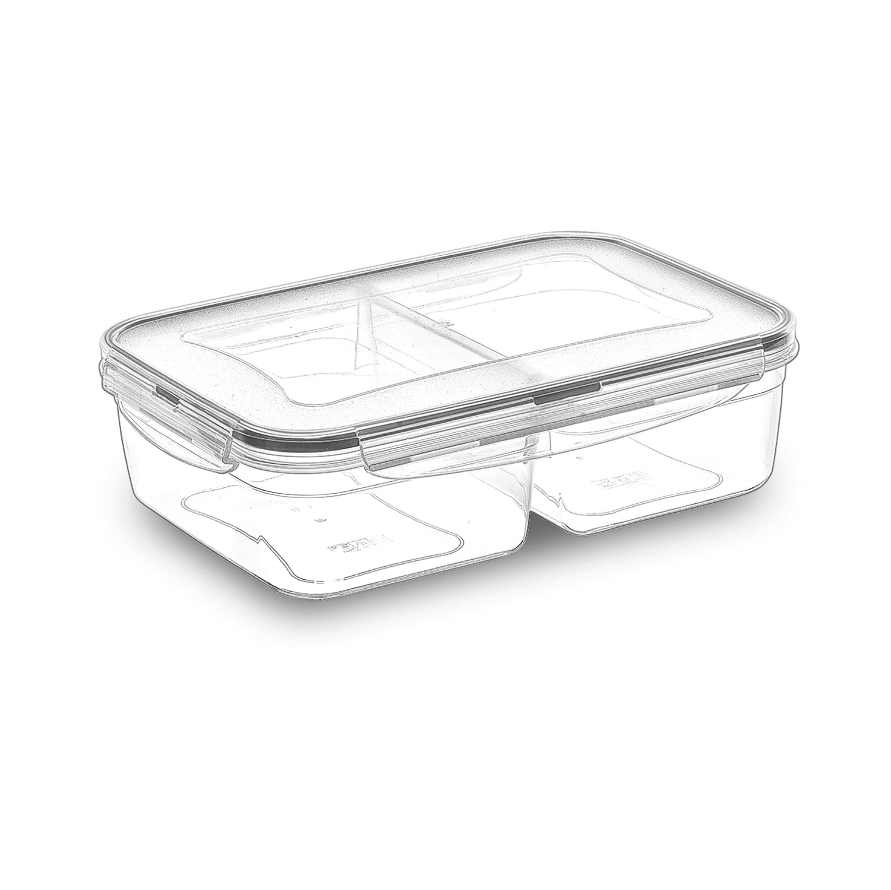 ظروف نگهدارنده فریزری 2 قسمتی پلاست آرت ایراک LC-525 — تصویر ۲
