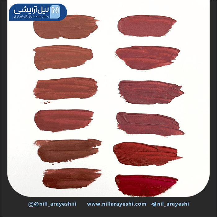 پک رژ لب مایع گلدن رز دوازده عددی کد lgcr – 03 — تصویر ۳