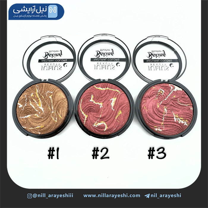 رژگونه سنگی تکی شاین دار ژولیوس بیوتی کد jl240 — تصویر ۲