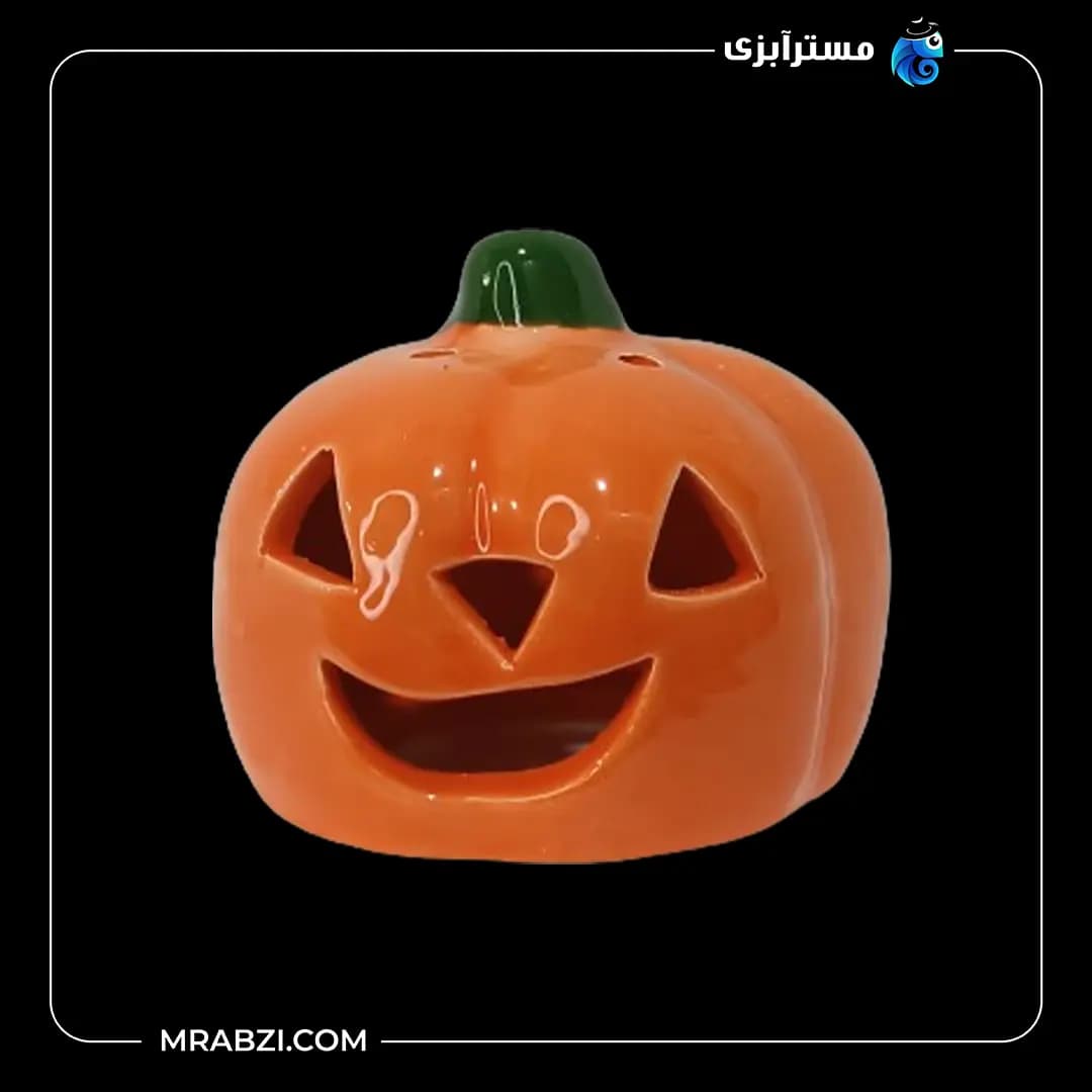 سفال رنگی کدو متوسط مدل mr32