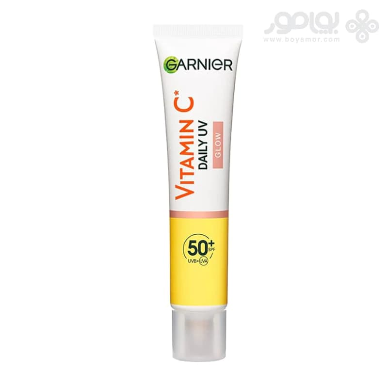 ضد آفتاب ضد لک رنگی گارنیر SPF50 حاوی ویتامین C حجم 40 میل