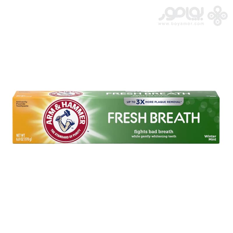 خمیر دندان آرم اند همر مدل FRESH BREATH وزن 170 گرم