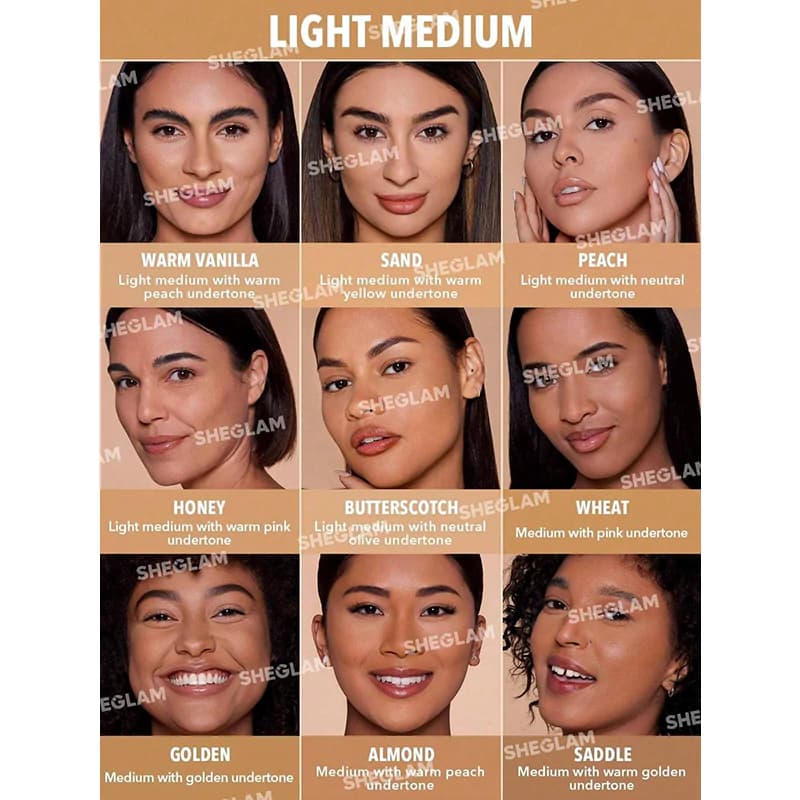 پنکیک شیگلم مدل SKIN FOCUS رنگ PORCELAIN وزن 11 گرم — تصویر ۶