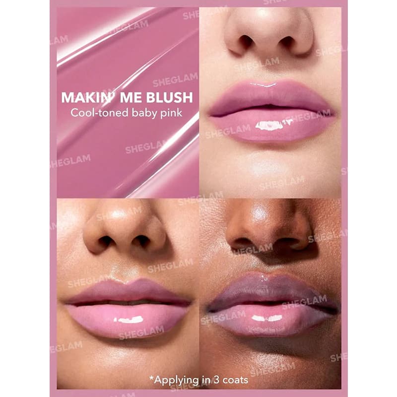 لیپ پلامپر حجم دهنده شیگلم مدل POUT PERFECT رنگ MAKIN ME BLUSH — تصویر ۲