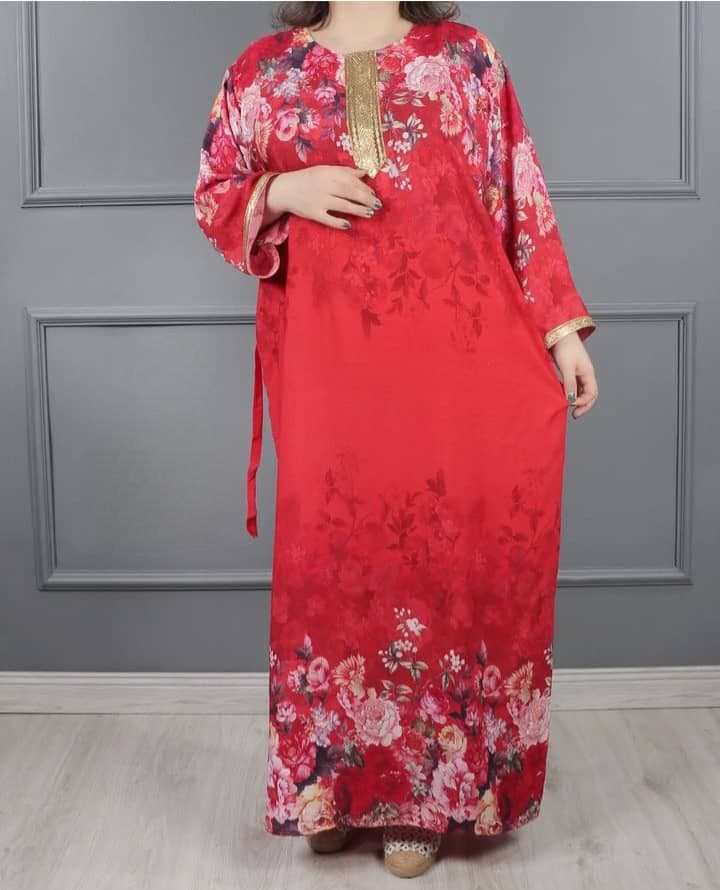 پیراهن ساحلی نخی حاشیه دار/کد6255 — تصویر ۳