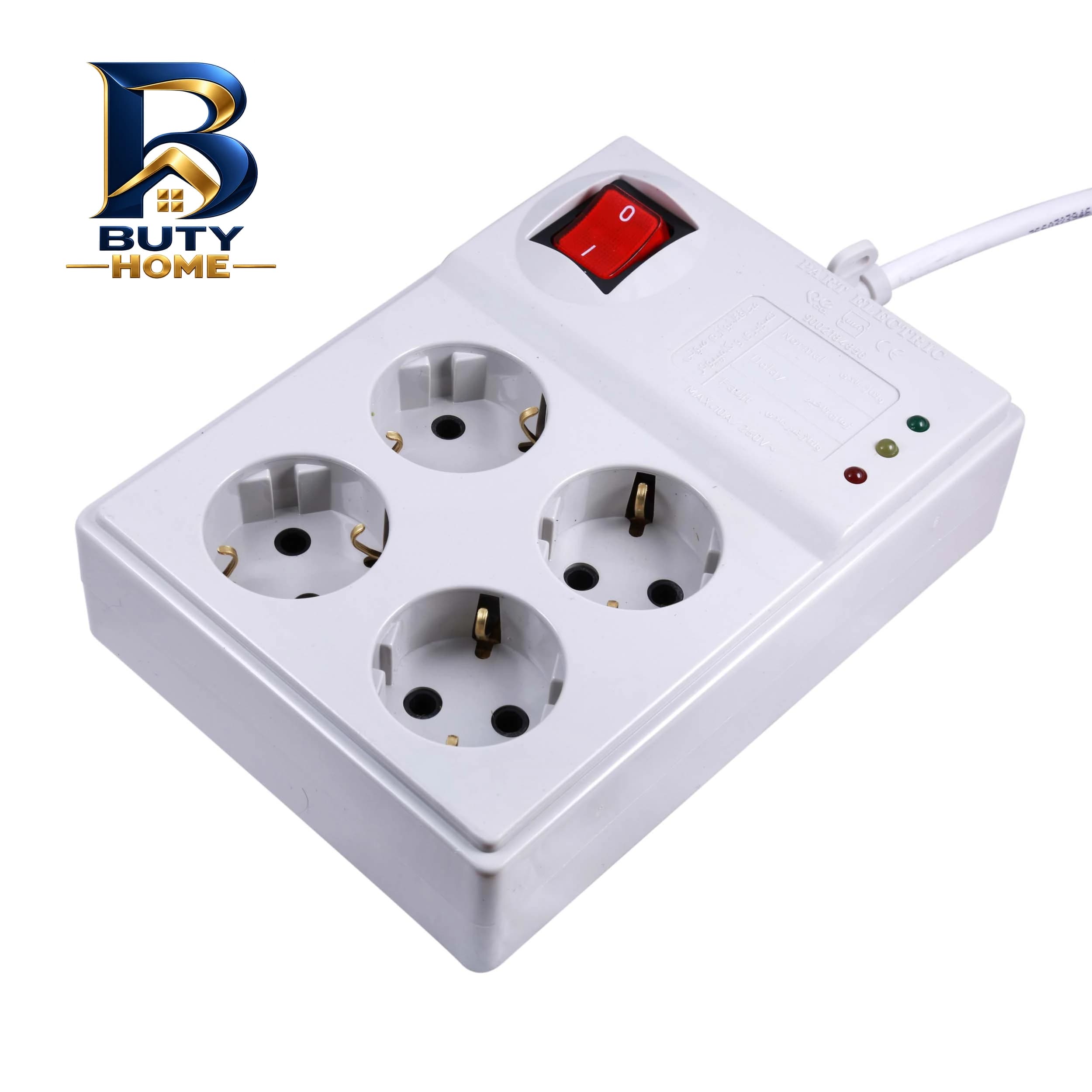 محافظ ولتاژ پارت الکتریک مدل 4 شاخه باکیفیت — تصویر ۲