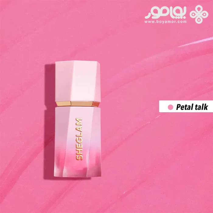 رژگونه مایع مات شیگلم مدل COLOR BLOOM رنگ PETAL TALK — تصویر ۲