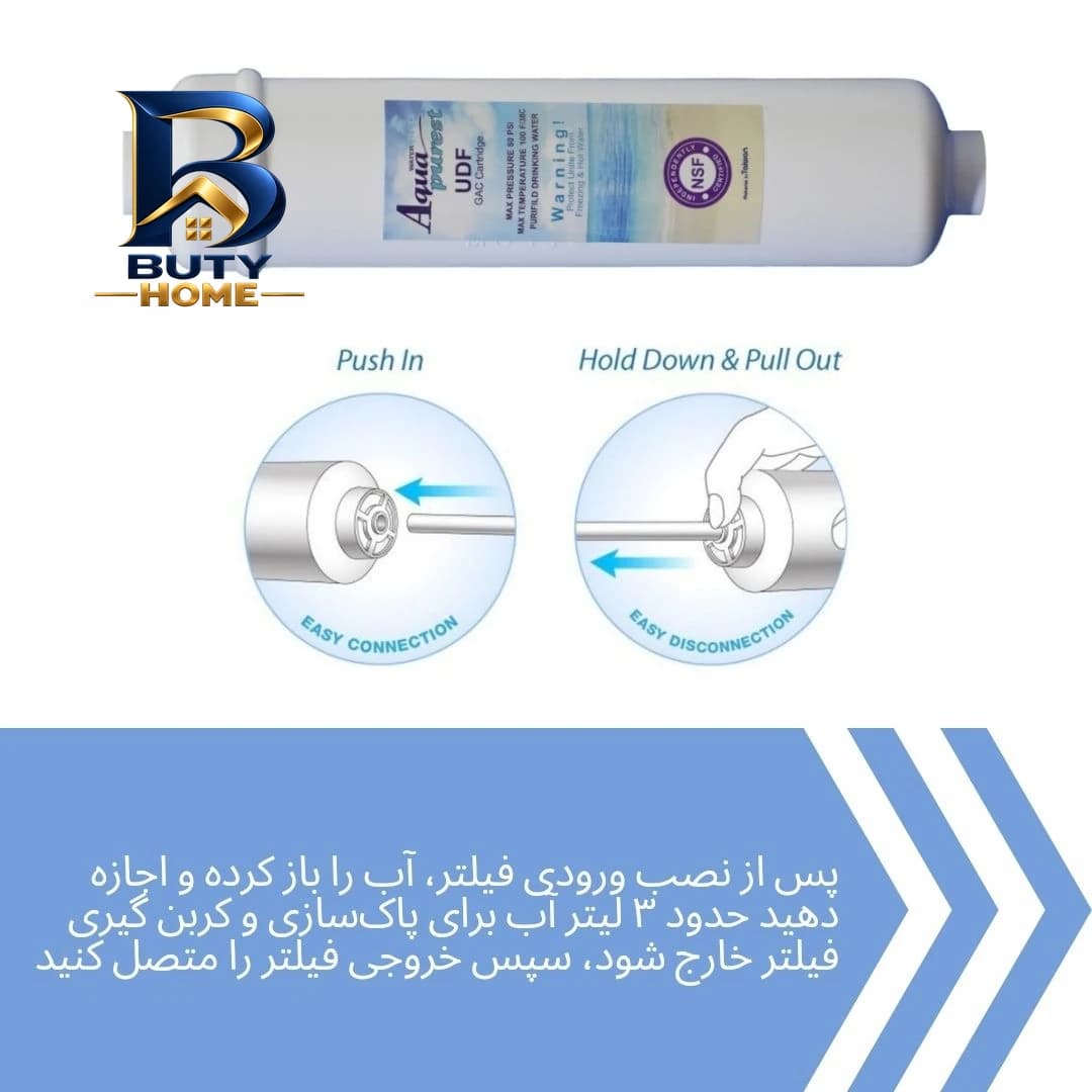 فیلتر یخچال ساید بای آکوا پیورست مدل COCONUT SHELL 2500G مجموعه 6 عددی — تصویر ۷